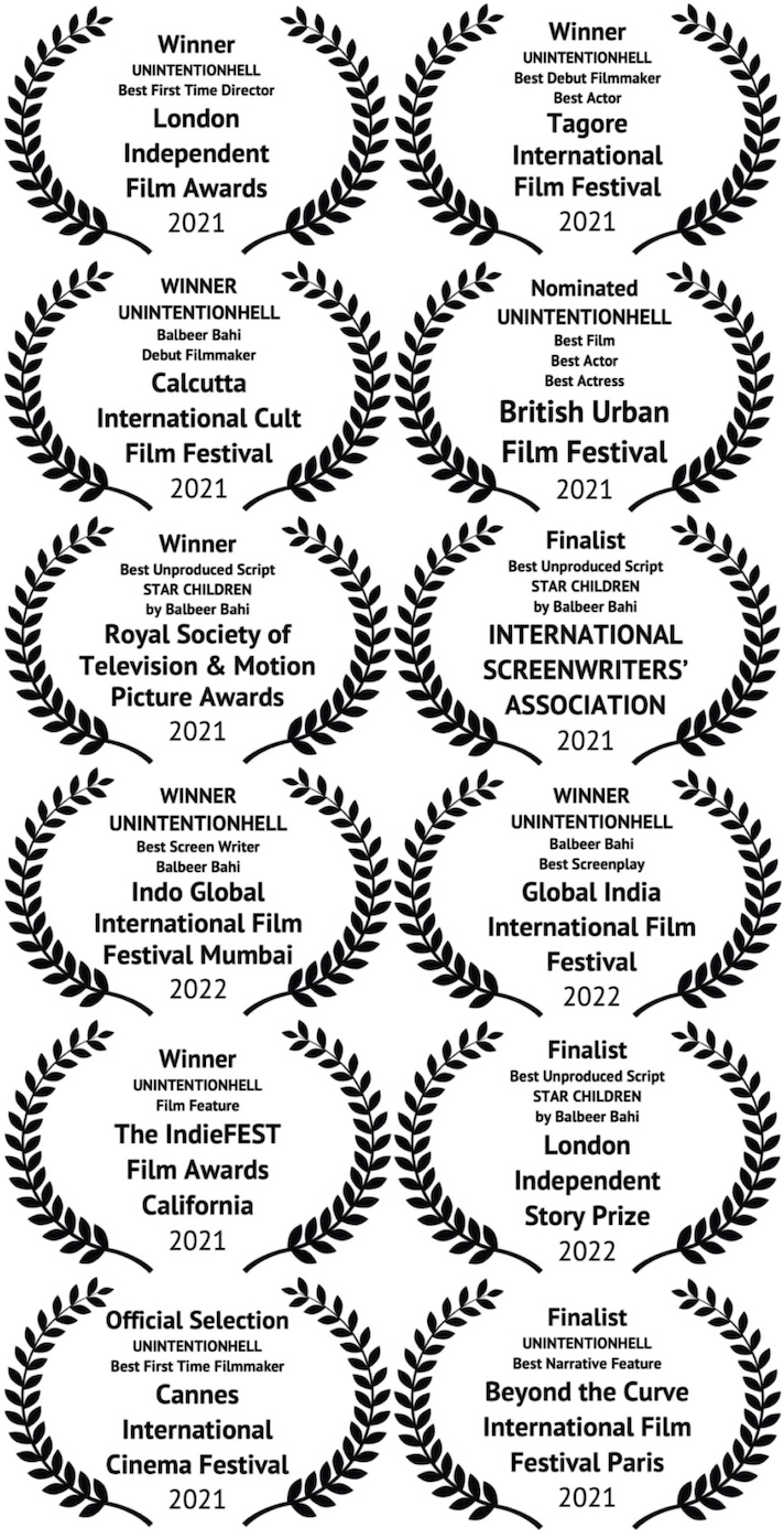 Award Laurels for UNINTENTIONHELL